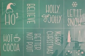 💖Chalk Couture Retired "Christmas Spirit Phrases" 12×18 (Size C)💖 - Picture 1 of 1