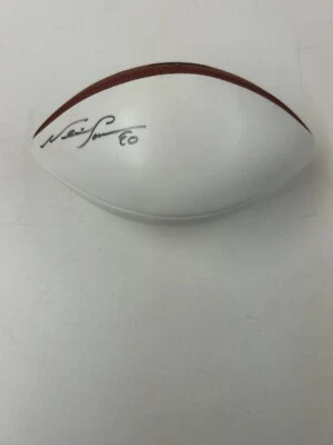 Fútbol americano Wilson de tamaño completo autografiado por Neil Smith Kansas City con certificado de autenticidad Foto 1 de 4