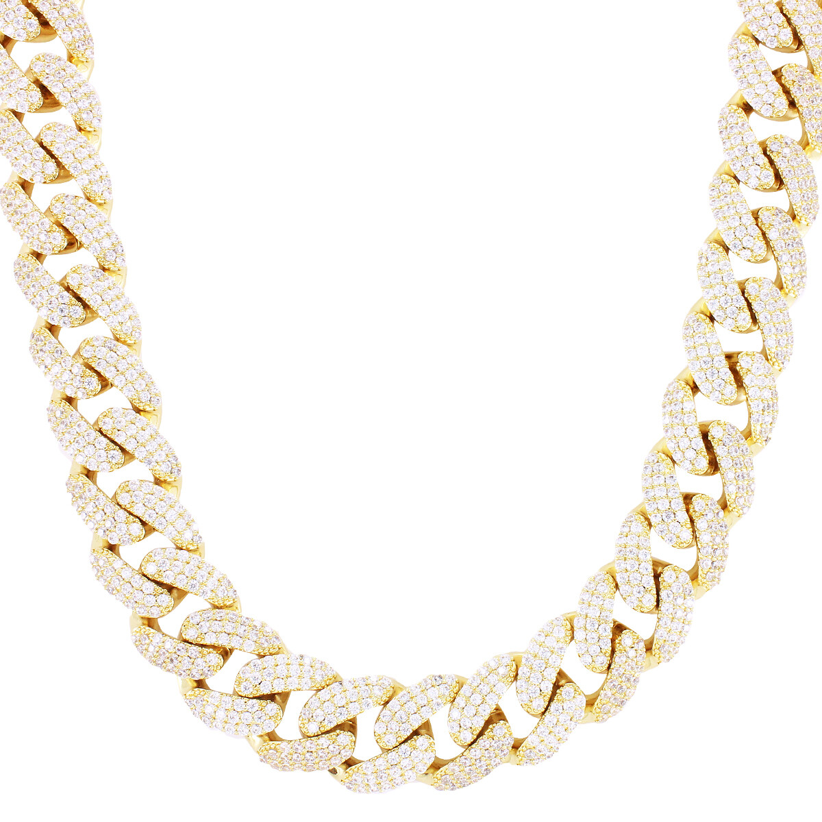 Men's Iced 18mm Miami Cuban Chain 30ct 