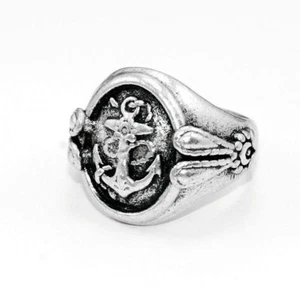 Anello Pietro Ferrante Pesky in bronzo finitura argento ANCORA 2898 misura M - Foto 1 di 1