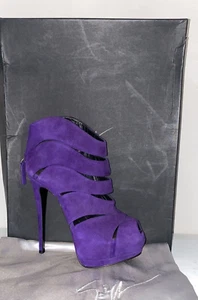 GIUSEPPE ZANOTTI scarpa con tacco shoes donna woman size Eu 35 color viola GZ06L - Foto 1 di 8