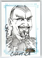 STAR TREK 2002 THE COMPLETE VOYAGER SKETCH A-FEX CHAOTICA DRAWN BY JOHN CZOP