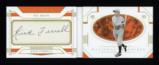 2021 Panini National Treasures Rick Ferrell Auto Autograph Cut Book 01/10 BROWNS