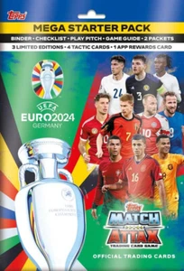 2024 EURO UEFA Match Attax Mega Starter Pack - Binder 2 Packs 3 Limited Edition - Picture 1 of 3