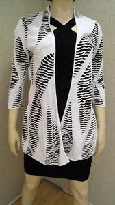 Anthropologie Women's Knit Cardigan Sweater Open Front Pullover Boho Size M 10 8 - Picture 1 of 10