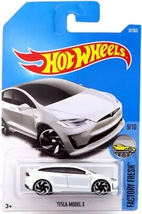 Hot Wheels Tesla Model X Factory Fresh 9/10/ Miniature Collector Mattel 2016 - Picture 1 of 6