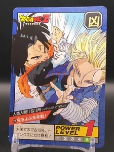 Android 17 18 #145 Dragon Ball Card Carddass Super Battle 1992 BANDAI Japan TCG - Picture 1 of 12