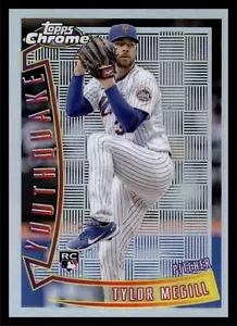 2022 Topps Chrome SONIC TYLOR MEGILL YOUTHQUAKE METS RC YQ-13 - Picture 1 of 2