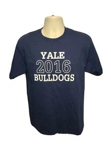 2016 Yale University Bulldogs Boola Boola Adult Medium Blue TShirt - Picture 1 of 10