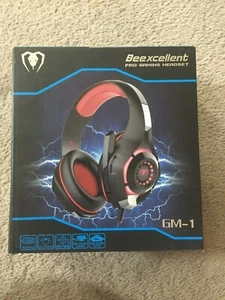 BEEXELLENT PRO GAMING HEADSET - GM-1 - ROT - IN OPEN BOX - Bild 1 von 3