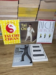 Menge 5 Tai Chi Vintage Taschenbücher Übung Meditation Taschenbuch Posten - Bild 1 von 15