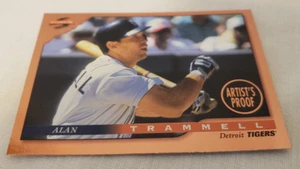 1996 Score MLB Dugout Collection Alan Trammell Detroit Tigers Artist's Proof - Picture 1 of 4