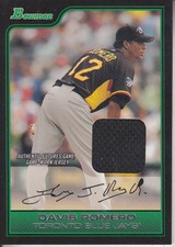 2006 Bowman Draft Future's Game Prospects Relics #24 Davis Romero