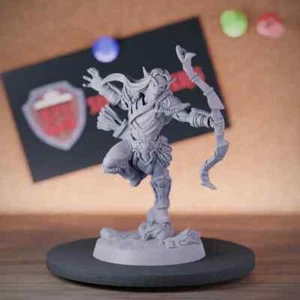 Miniatura Elf Archer Alfar para Dungeons and Dragons Mini DnD 5e TTRPG Pathfinder - Imagen 1 de 8