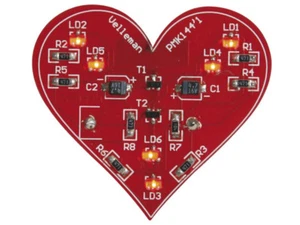 Kit intermitente SMD LED corazón Velleman MK144 "Venta" - Imagen 1 de 1