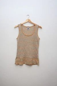Missoni Beige Strick Tank Top Damen 44 Made In Italy - Bild 1 von 5