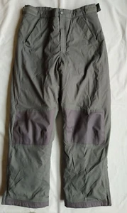 LL Bean Winter Insulated Snow Ski Pants Adjustable Waist Thinsulate Gray Boys 12 - Picture 1 of 9