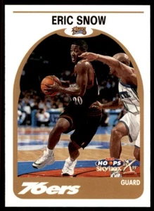 2000-01 Nba Hopps Eric Snow Philadelphia 76ers #8 - Picture 1 of 2