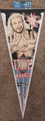 Diamond Dallas Page WCW NWO WWF AEW Wrestling Pennant Vintage 1998 DDP Cover
