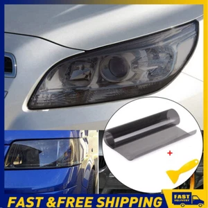 30cm x 180cm Light Black Tint Film Headlights Tail Car lights Vinyl Wrap DIY - Picture 1 of 10