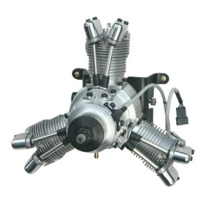 Saito FG-33 4C 3Cyl. Gas Elec/Ign W/Mount, #SAITOFG33R3 - Foto 1 di 1