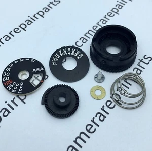 NIKON FM FILM CAMERA SHUTTER SPEED DIAL ASS'Y GENUINE REPAIR PART - Picture 1 of 3