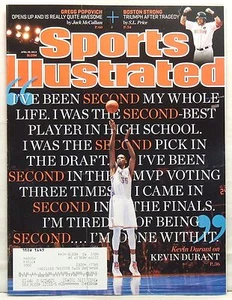 SPORTS ILLUSTRATED MAGAZINE KEVIN DURANT OKLAHOMA CITY THUNDER GREGG POPOVICH!!! - Picture 1 of 1