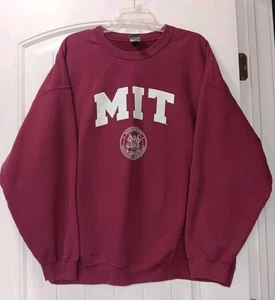 Ivy Sport MIT Massachusetts Sweatshirt mit Rundhalsausschnitt weinrot 2XL - Bild 1 von 11