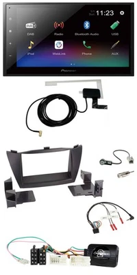 Pioneer DAB Lenkrad Bluetooth 2DIN USB Autoradio für Hyundai ix35 2010-2013 ohne - Bild 1 von 4