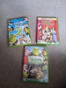 Shrek 2 Shrek 3 and Shrek Forever After DVD Bundle - Picture 1 of 3