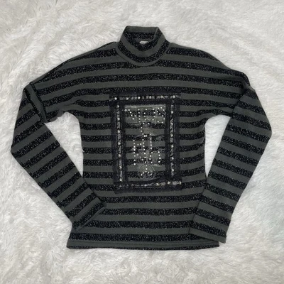 Moschino Made In Italy Womens Size S Small High Neck Lightweight Wool Sweater - Image 1 of 4