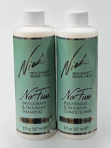 Nick Chavez Beverly Hills NO FUSS Invigorate & Nourish Shampoo Conditioner 8 oz - Picture 1 of 3