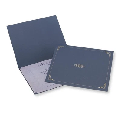 Soporte para certificado Esselte - 11" X 8,5" - Paquete de 5 - Azul oscuro (29900235BGD_40) Foto 1 de 3