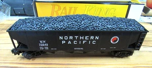 MTH Rail King 30-7512 Northern Pacific 4-Bay Offset Hopper Car NP 70245 - Bild 1 von 13