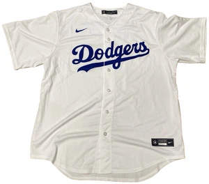 Nike XL X-Large Angeles Dodgers White Home Replica Player Jersey Men - Picture 1 of 18