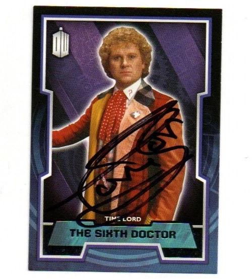 Doctor Who Trading Card Topps #6 Signed by COLIN BAKER - Image 1 of 1