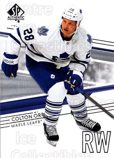 2014-15 SP Authentic #83 Colton Orr - Image 1 of 1