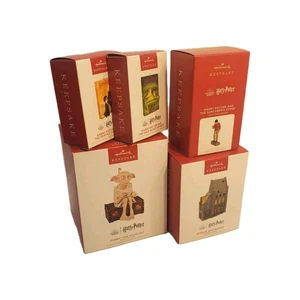 Hallmark Harry Potter 5 Stück Dobby Borgin & Burkes Halbblut tödlich 20.  - Bild 1 von 3