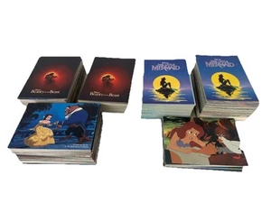 1991 Pro Set - Disney The Little Mermaid & Beauty And The Beast  Story CARD LOT - Picture 1 of 11