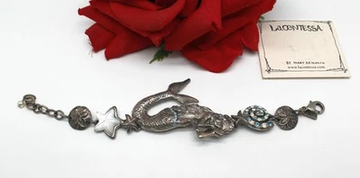 Pulsera Mary DeMarco La Contessa Sirena Estrás CAT RESCATE Foto 1 de 2