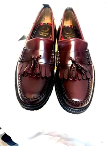 G.H.Bass Weejuns Herren Ochsenblut Quaste FP X Penny Halbschuhe Schuhe £190 Authentisch - Bild 1 von 9