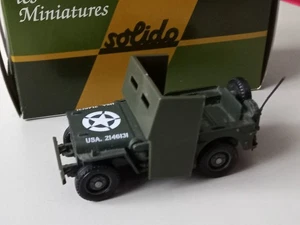 Jeep Willys Panzer + Box (Military Solido) 1/50 - Bild 1 von 2