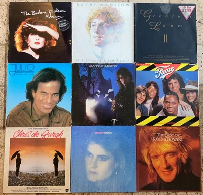 50 x 80's/90's POP/ROCK Vinyl LP & 12" Single Records Joblot 1/4💥 - Image 1 of 4