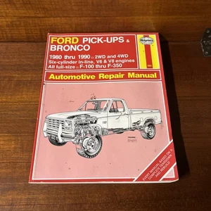 Ford Pick-ups and Bronco 1980-1990 Haynes Automotive Repair Manual 880 - Picture 1 of 9