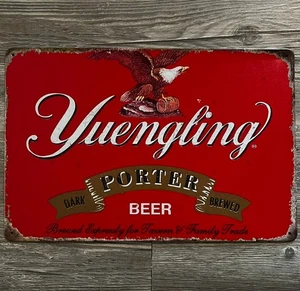 Yuengling Porter Beer 8 x 12 Vintage Novelty Metal Sign New! - Picture 1 of 2