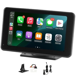 Car Stereo Radio CarPlay Touchscreen 7 in Apple Android Auto Backup Camera - Imagen 1 de 12