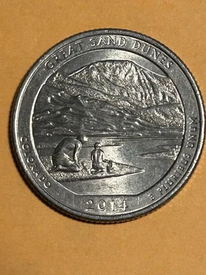 2014-P Great Sand Dunes, Colorado Quarter Commemorative Coin - Image 1 of 2