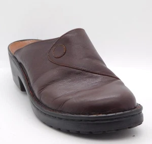 Josef Seibel Causal Footwear Women Leather Sandal Mules Slip On Size EU 37 US 7 - Picture 1 of 11