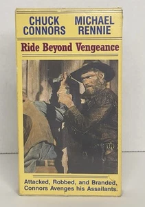 RIDE BEYOND VENGEANCE VHS 1966 Chuck Connors, Michael Rennie Action Western VHS - Picture 1 of 5