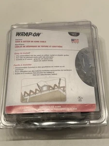 Neu WRAP-ON Dach & Dachrinne Enteisungskabel Kit 100' verhindert Eisdämme, USA 14101 - Bild 1 von 3